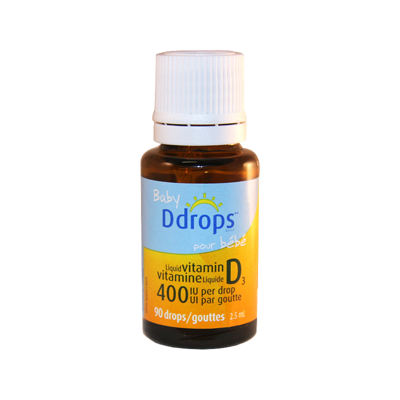加拿大 Ddrops 婴儿维生素D3补钙滴剂 美版