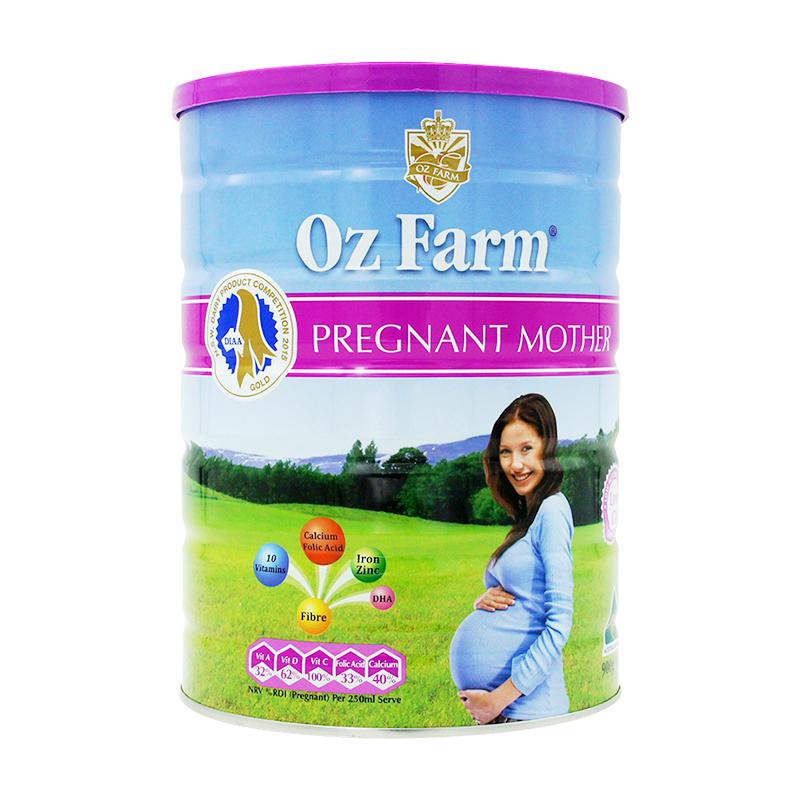 澳洲Oz Farm澳美滋孕妇孕期哺乳期营养奶粉含叶酸多维配方